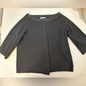 Ann Taylor Loft Black Cardigan Size M